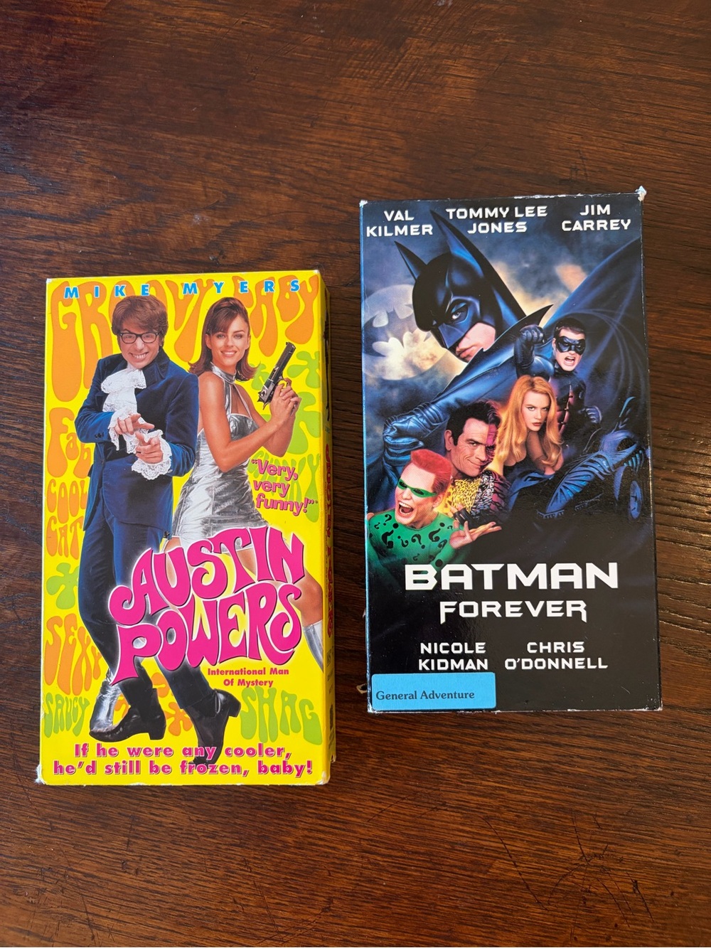 Val Kilmer in “Batman Forever” 122 minutes, plus original “Austin Powers”